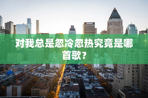 对我总是忽冷忽热究竟是哪首歌？