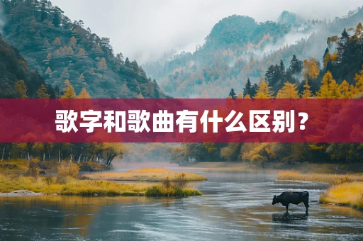 歌字和歌曲有什么区别？