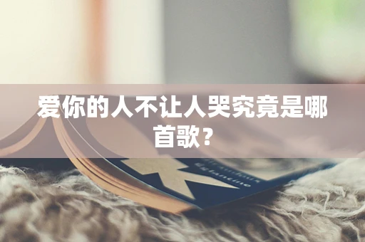 爱你的人不让人哭究竟是哪首歌？