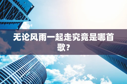 无论风雨一起走究竟是哪首歌？