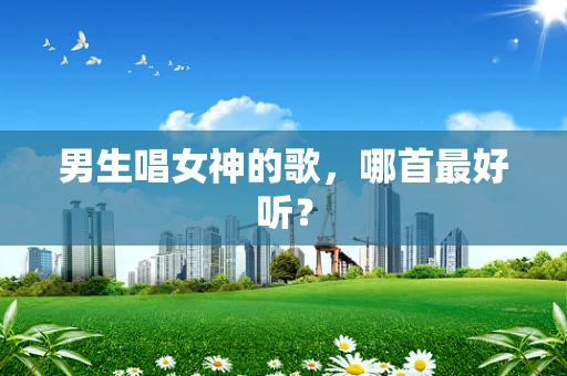 男生唱女神的歌，哪首最好听？