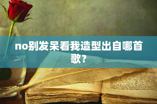 no别发呆看我造型出自哪首歌？