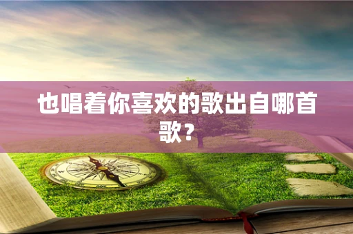 也唱着你喜欢的歌出自哪首歌？