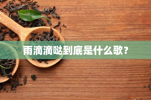 雨滴滴哒到底是什么歌？