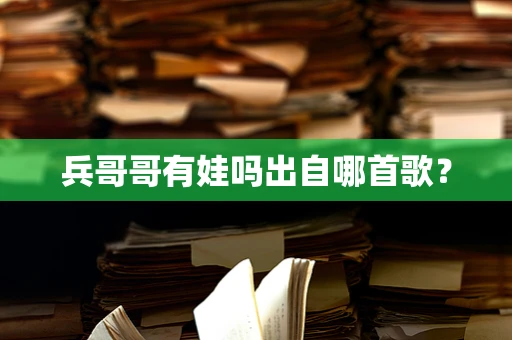 兵哥哥有娃吗出自哪首歌？
