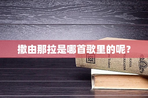 撒由那拉是哪首歌里的呢？