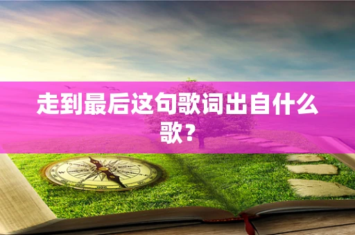走到最后这句歌词出自什么歌？