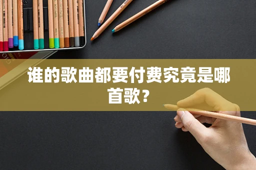 谁的歌曲都要付费究竟是哪首歌？