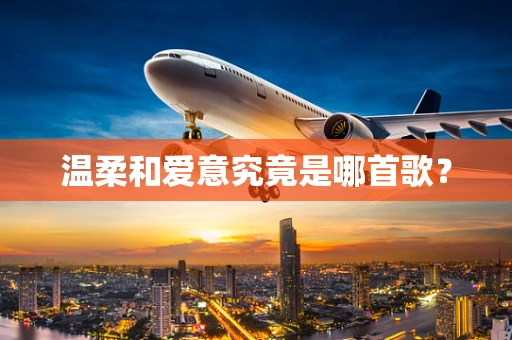 温柔和爱意究竟是哪首歌？