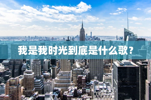 我是我时光到底是什么歌？