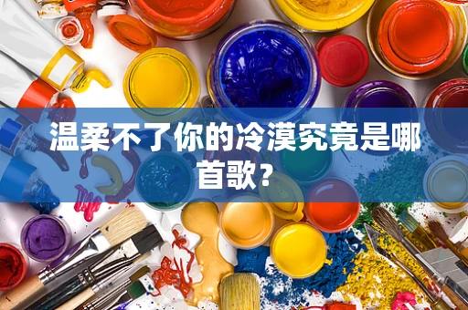温柔不了你的冷漠究竟是哪首歌？