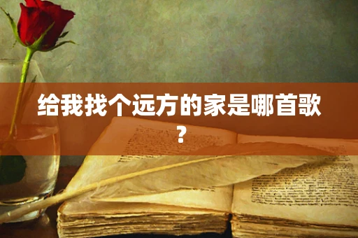 给我找个远方的家是哪首歌？