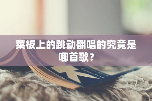 菜板上的跳动翻唱的究竟是哪首歌？