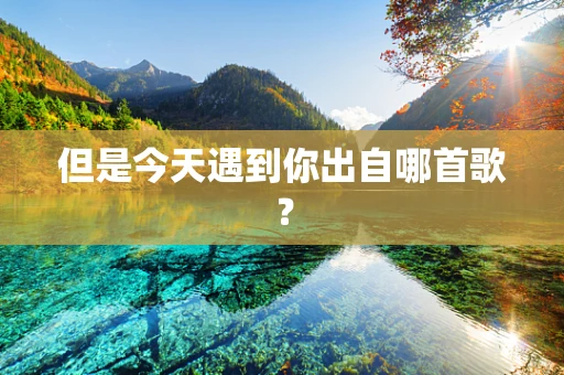 但是今天遇到你出自哪首歌？