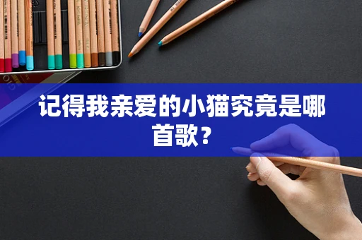 记得我亲爱的小猫究竟是哪首歌？