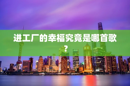 进工厂的幸福究竟是哪首歌？