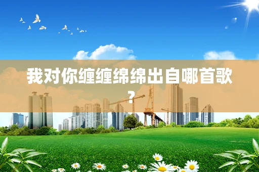 我对你缠缠绵绵出自哪首歌？