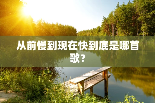 从前慢到现在快到底是哪首歌？