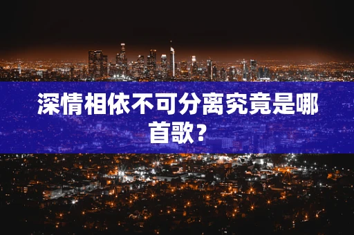 深情相依不可分离究竟是哪首歌？