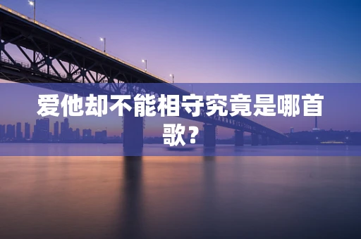 爱他却不能相守究竟是哪首歌？