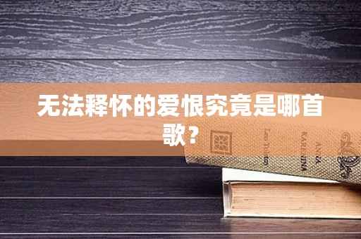 无法释怀的爱恨究竟是哪首歌？