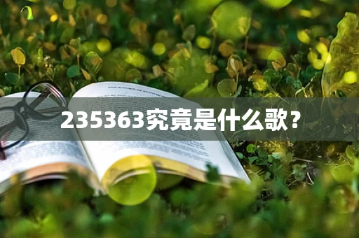 235363究竟是什么歌？