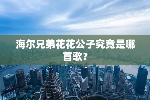 海尔兄弟花花公子究竟是哪首歌？