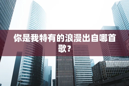 你是我特有的浪漫出自哪首歌？