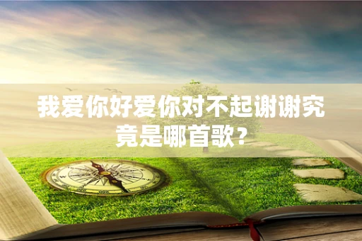 我爱你好爱你对不起谢谢究竟是哪首歌？