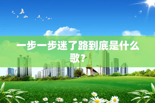 一步一步迷了路到底是什么歌？