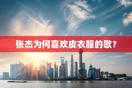 张杰为何喜欢皮衣服的歌？