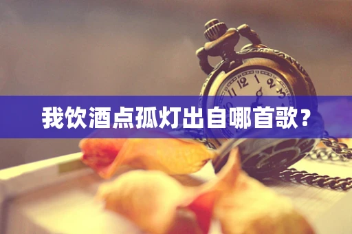 我饮酒点孤灯出自哪首歌？