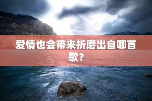 爱情也会带来折磨出自哪首歌？