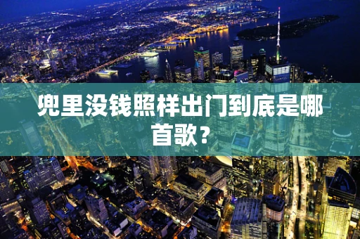 兜里没钱照样出门到底是哪首歌？