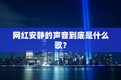 网红安静的声音到底是什么歌？