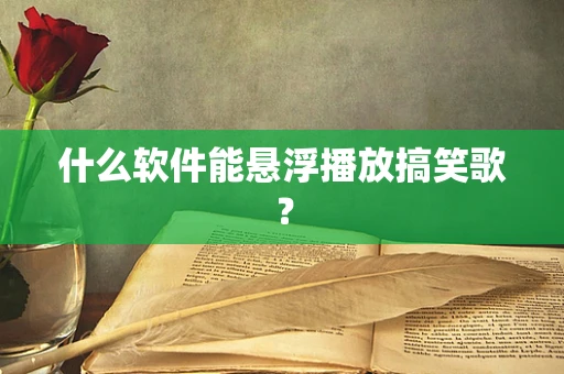 什么软件能悬浮播放搞笑歌？