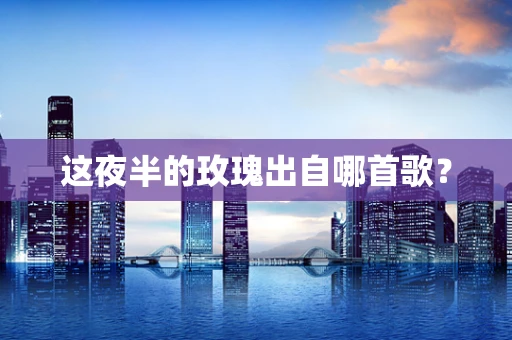 这夜半的玫瑰出自哪首歌？