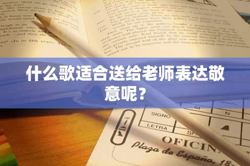 什么歌适合送给老师表达敬意呢？