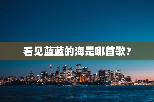 看见蓝蓝的海是哪首歌？