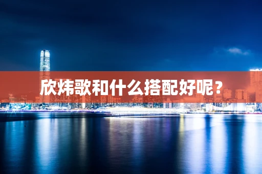 欣炜歌和什么搭配好呢？