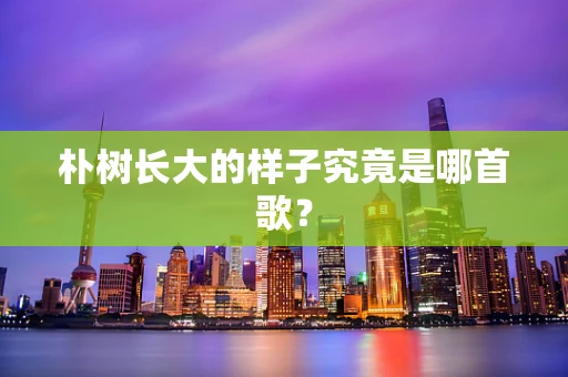 朴树长大的样子究竟是哪首歌？
