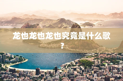 龙也龙也龙也究竟是什么歌？