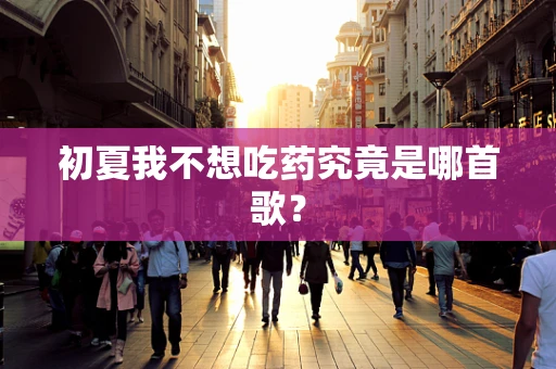 初夏我不想吃药究竟是哪首歌？