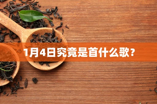 1月4日究竟是首什么歌？