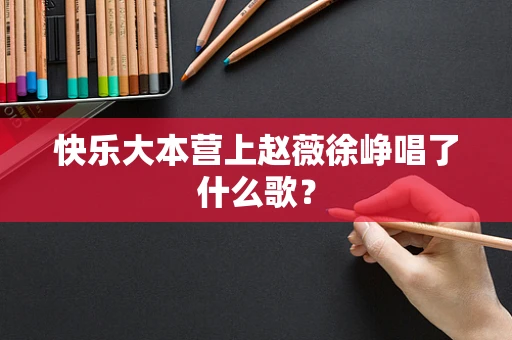 快乐大本营上赵薇徐峥唱了什么歌？