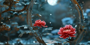 楼月镜中花出自什么歌？
