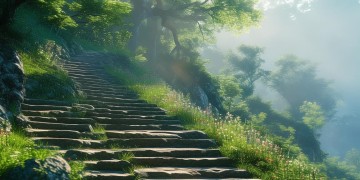 我爬过盘山台阶是哪首歌？